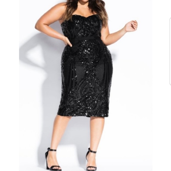 Chity Chic Sequin Dress - Picture 1 of 7